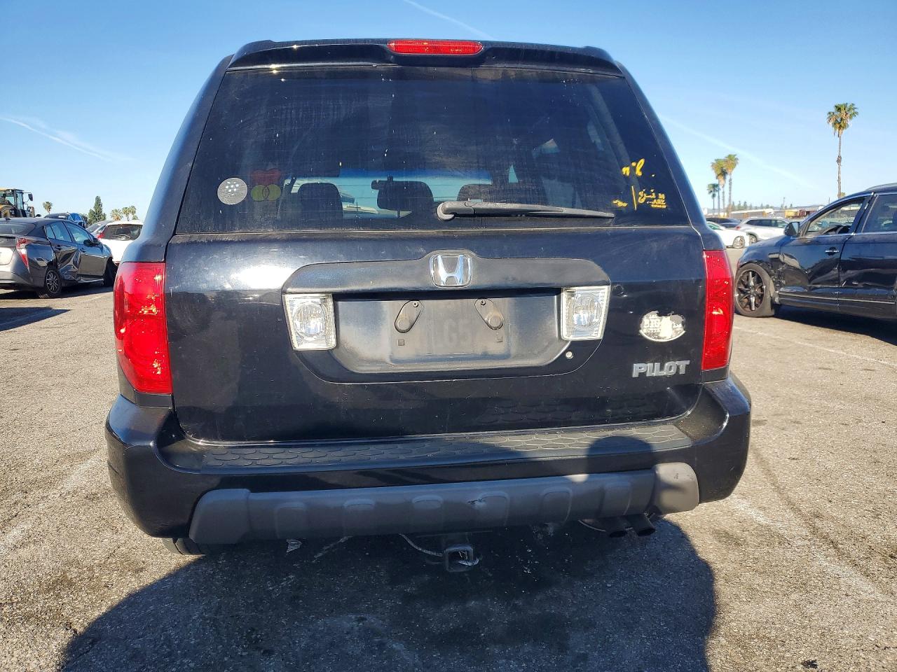 2005 Honda Pilot Exl Black vin: 2HKYF18745H522245