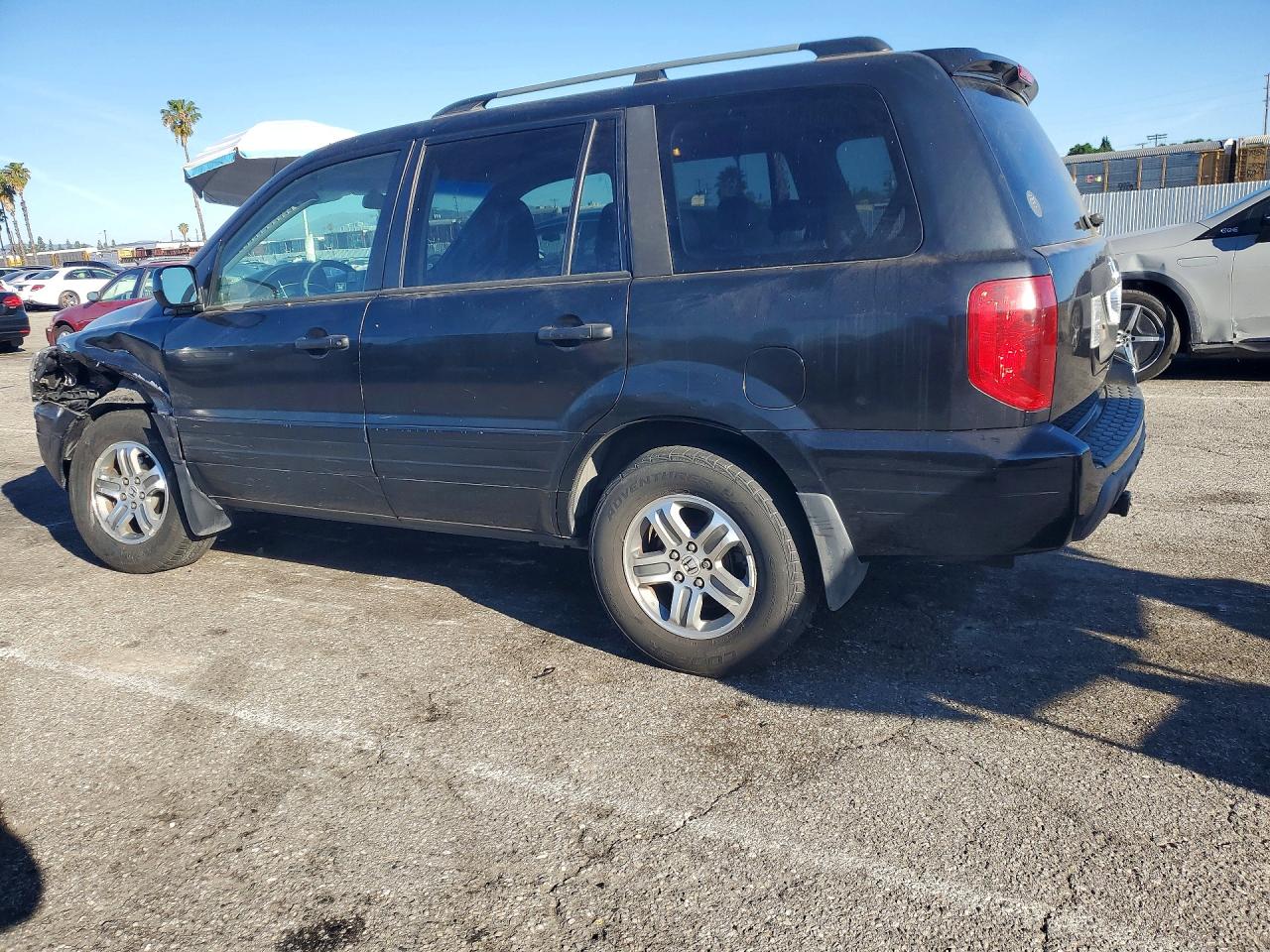 2005 Honda Pilot Exl Black vin: 2HKYF18745H522245