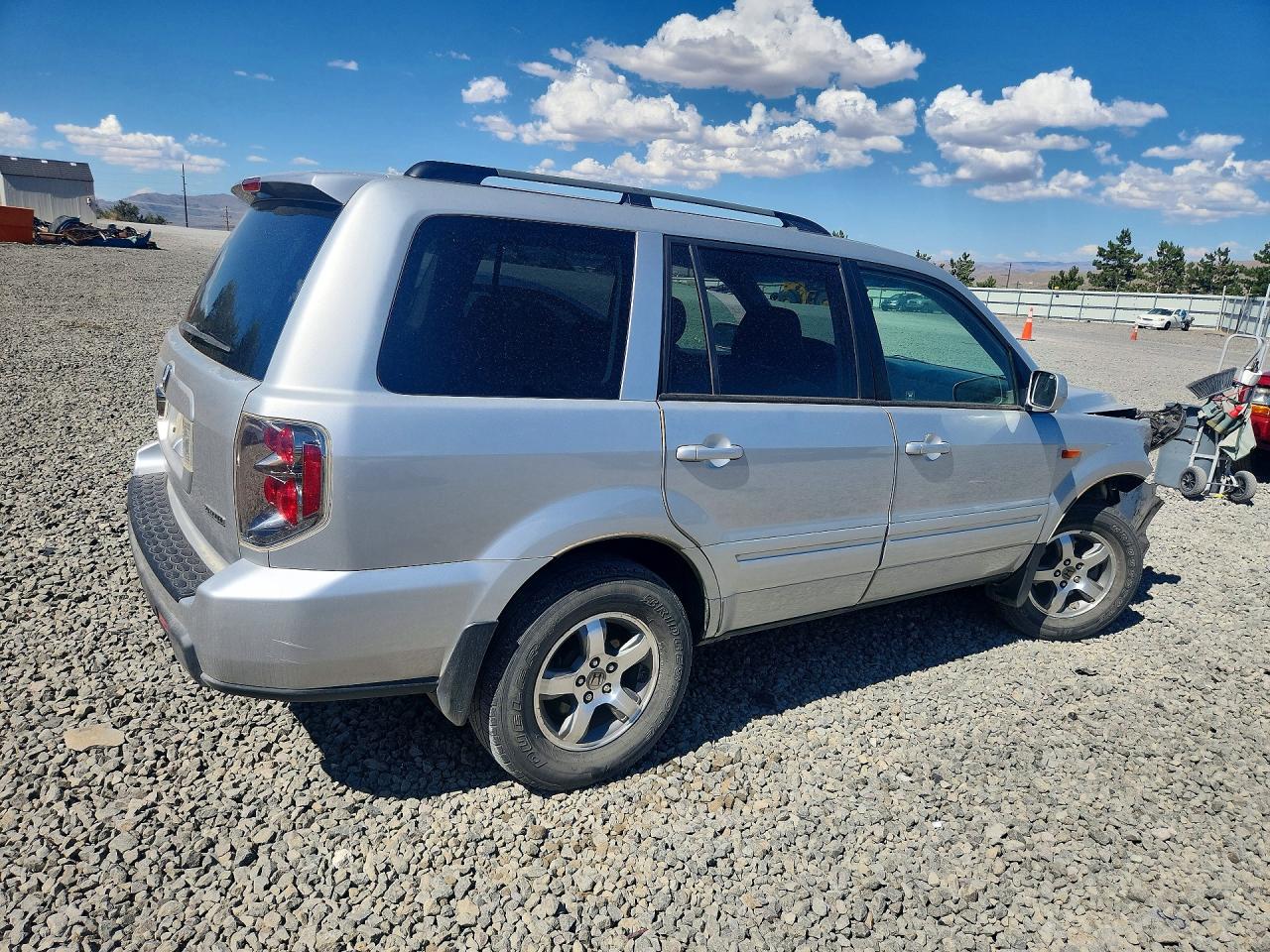2007 Honda Pilot Exl Silver vin: 2HKYF18747H529943