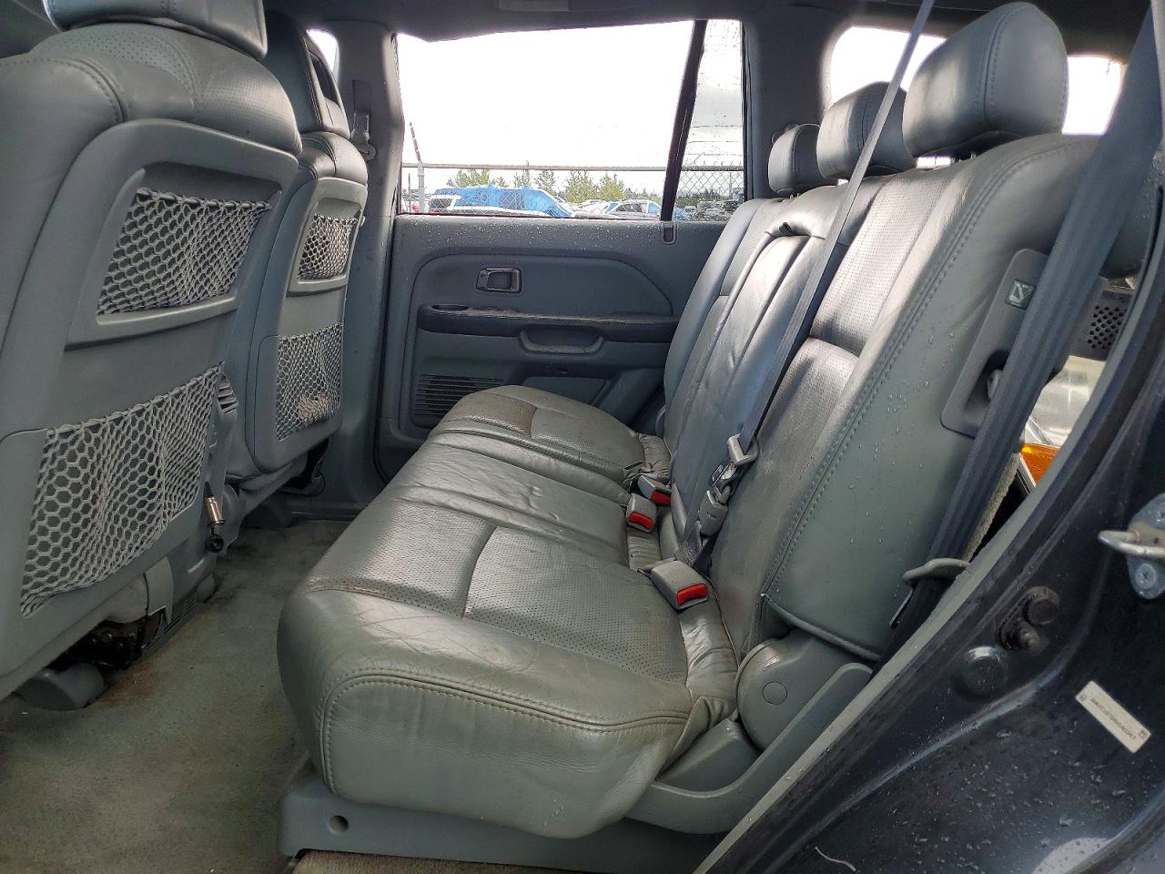 2004 Honda Pilot Exl Blue vin: 2HKYF18754H540347