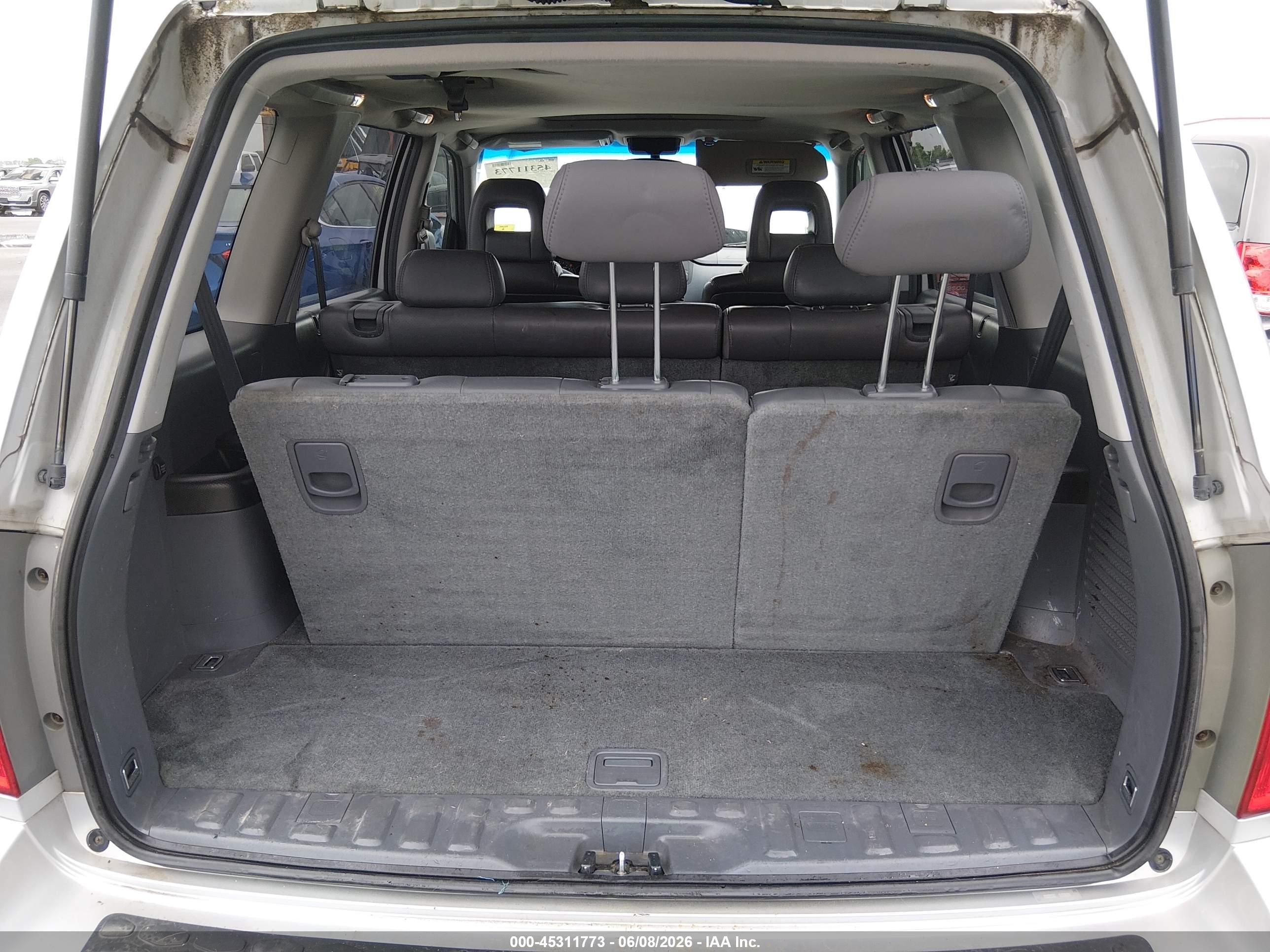 2005 Honda Pilot Ex-l Silver vin: 2HKYF18755H513120