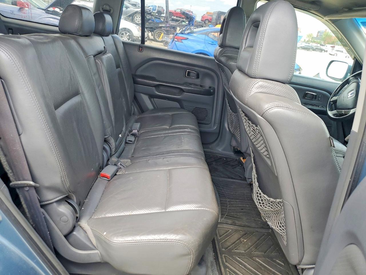 2005 Honda Pilot Exl Blue vin: 2HKYF18755H553438