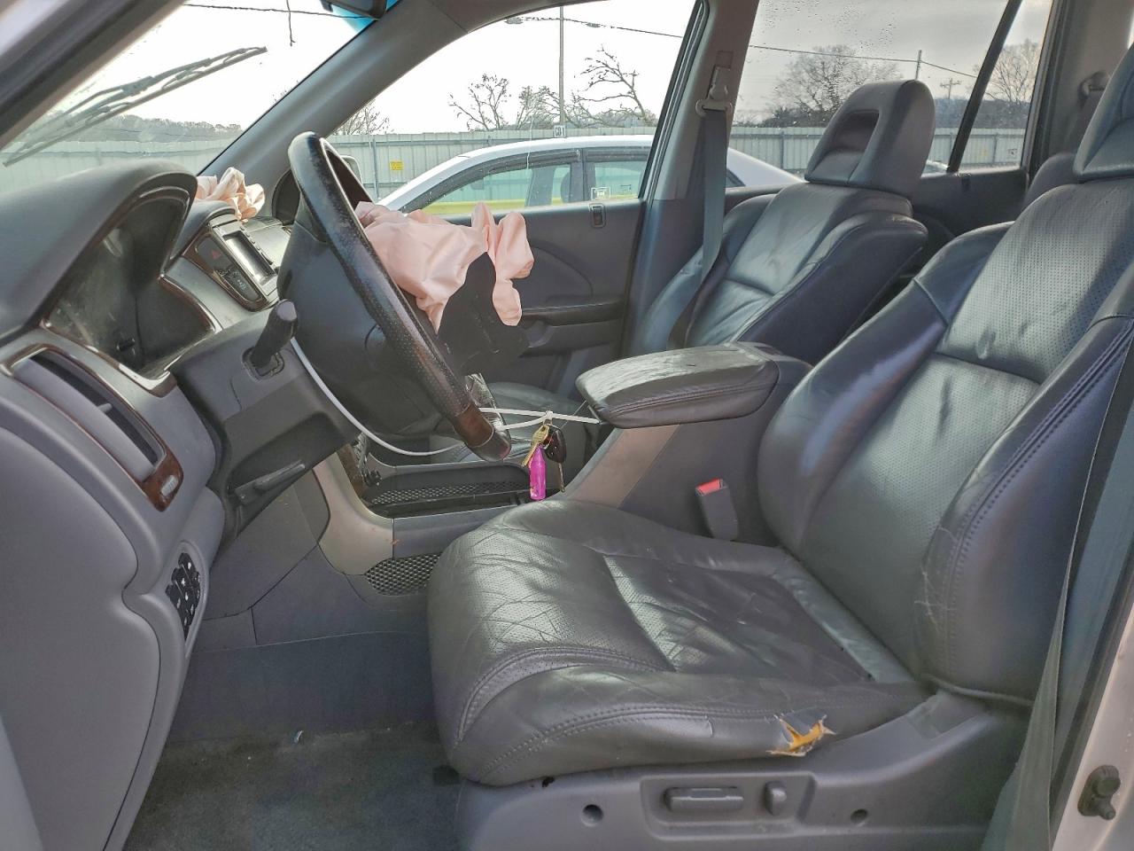 2005 Honda Pilot Exl Silver vin: 2HKYF18755H561555