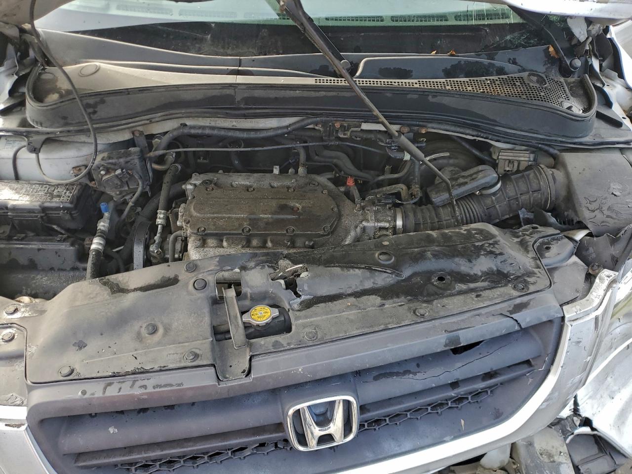 2005 Honda Pilot Exl Silver vin: 2HKYF18755H561555