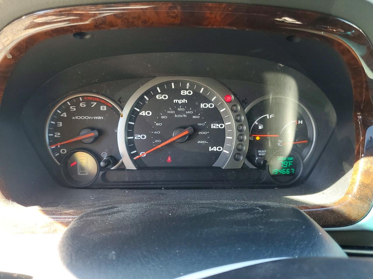 2005 Honda Pilot Exl Gray vin: 2HKYF18755H564620