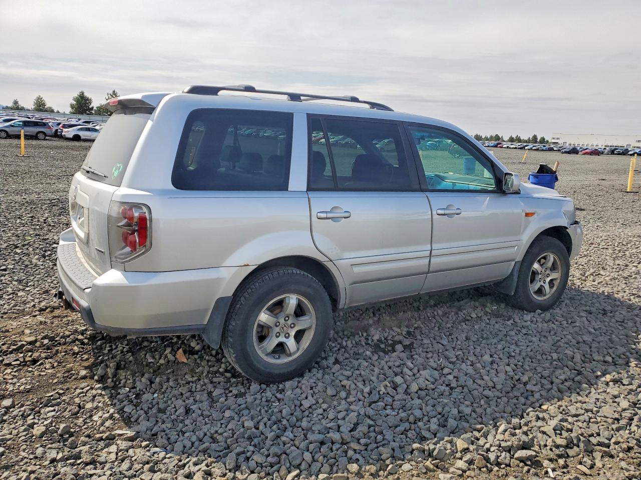 2007 Honda Pilot Exl Серебряный vin: 2HKYF18757H514769