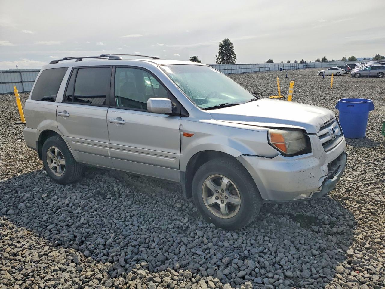 2007 Honda Pilot Exl Серебряный vin: 2HKYF18757H514769