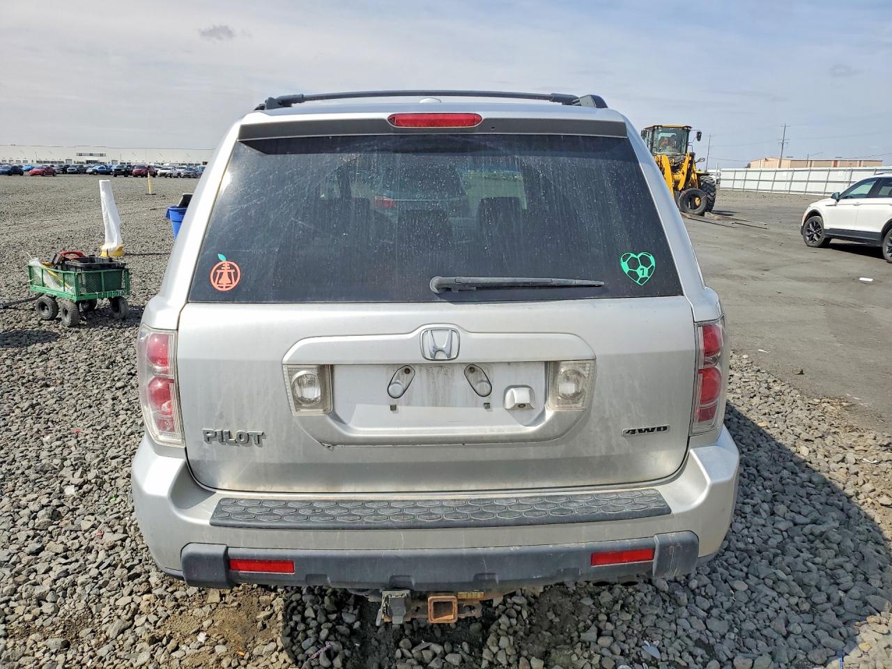 2007 Honda Pilot Exl Серебряный vin: 2HKYF18757H514769