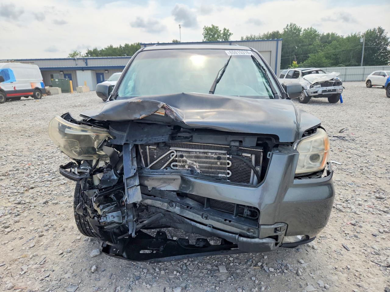 2007 Honda Pilot Exl Gray vin: 2HKYF18757H528591