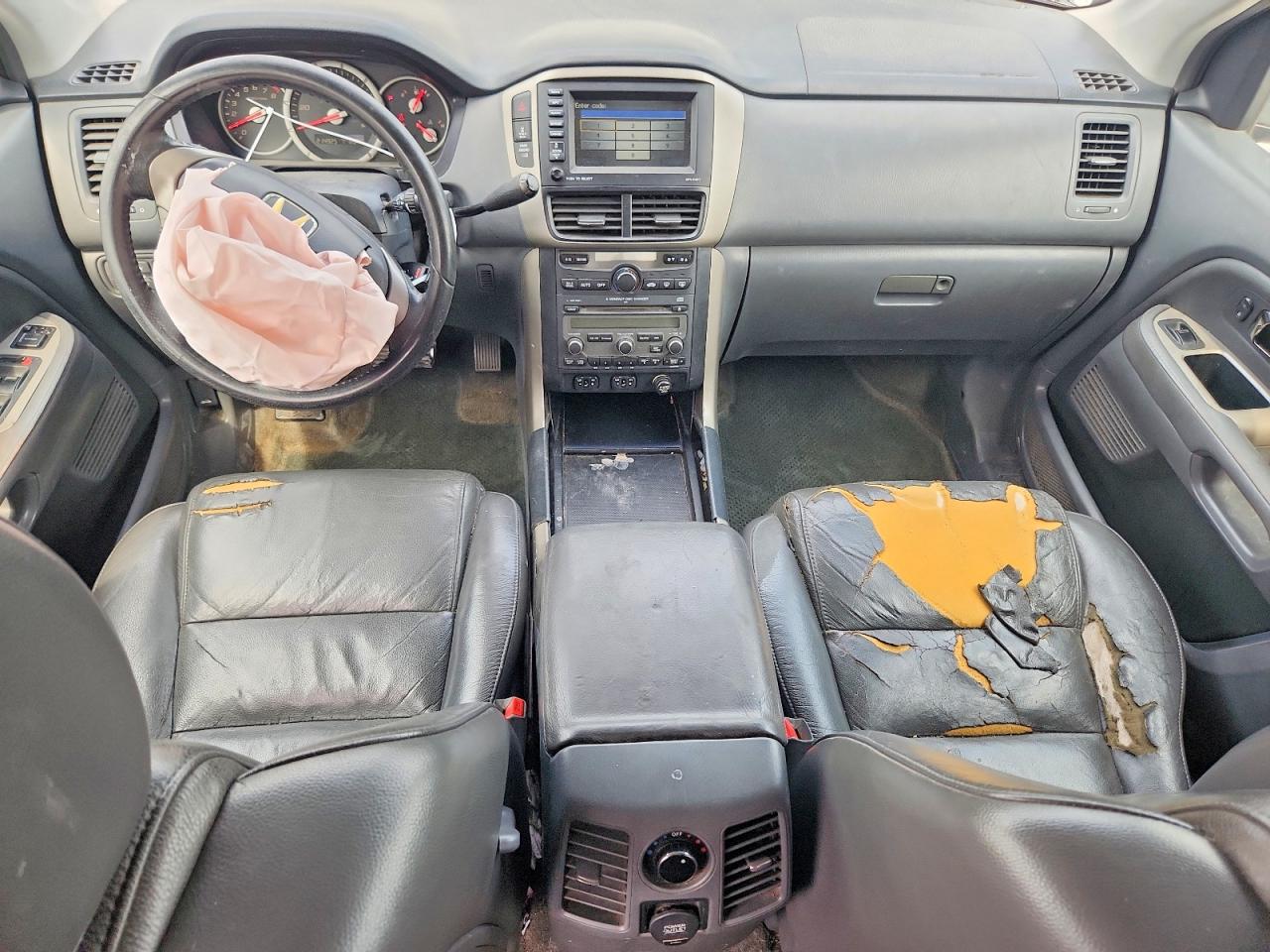 2007 Honda Pilot Exl Gray vin: 2HKYF18757H528591