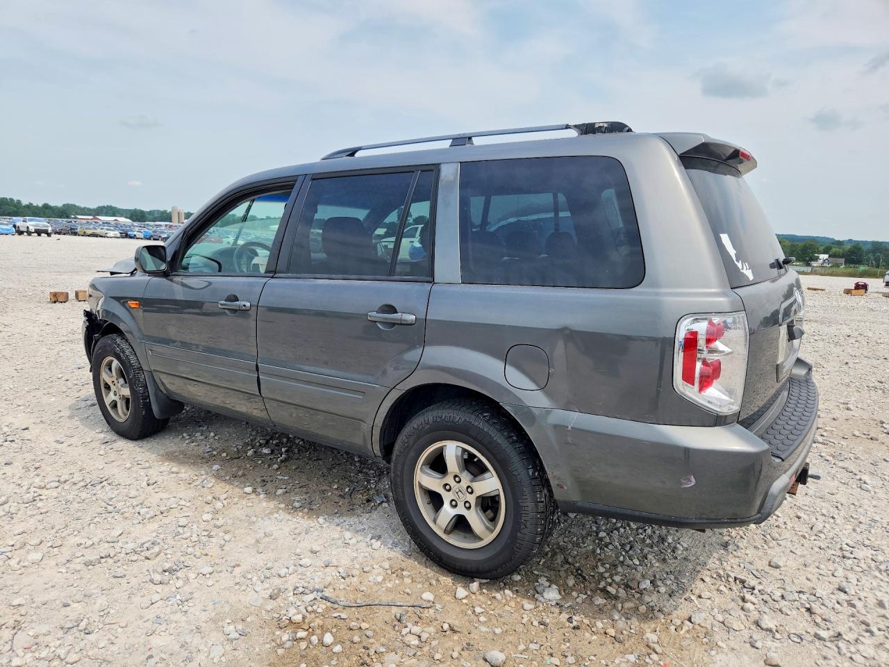 2007 Honda Pilot Exl Gray vin: 2HKYF18757H528591