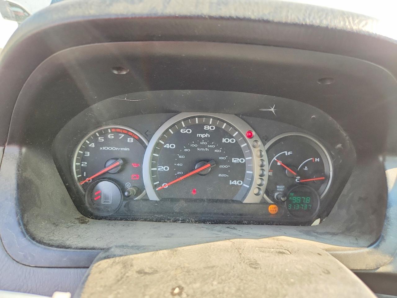 2003 Honda Pilot Exl Silver vin: 2HKYF18763H506397