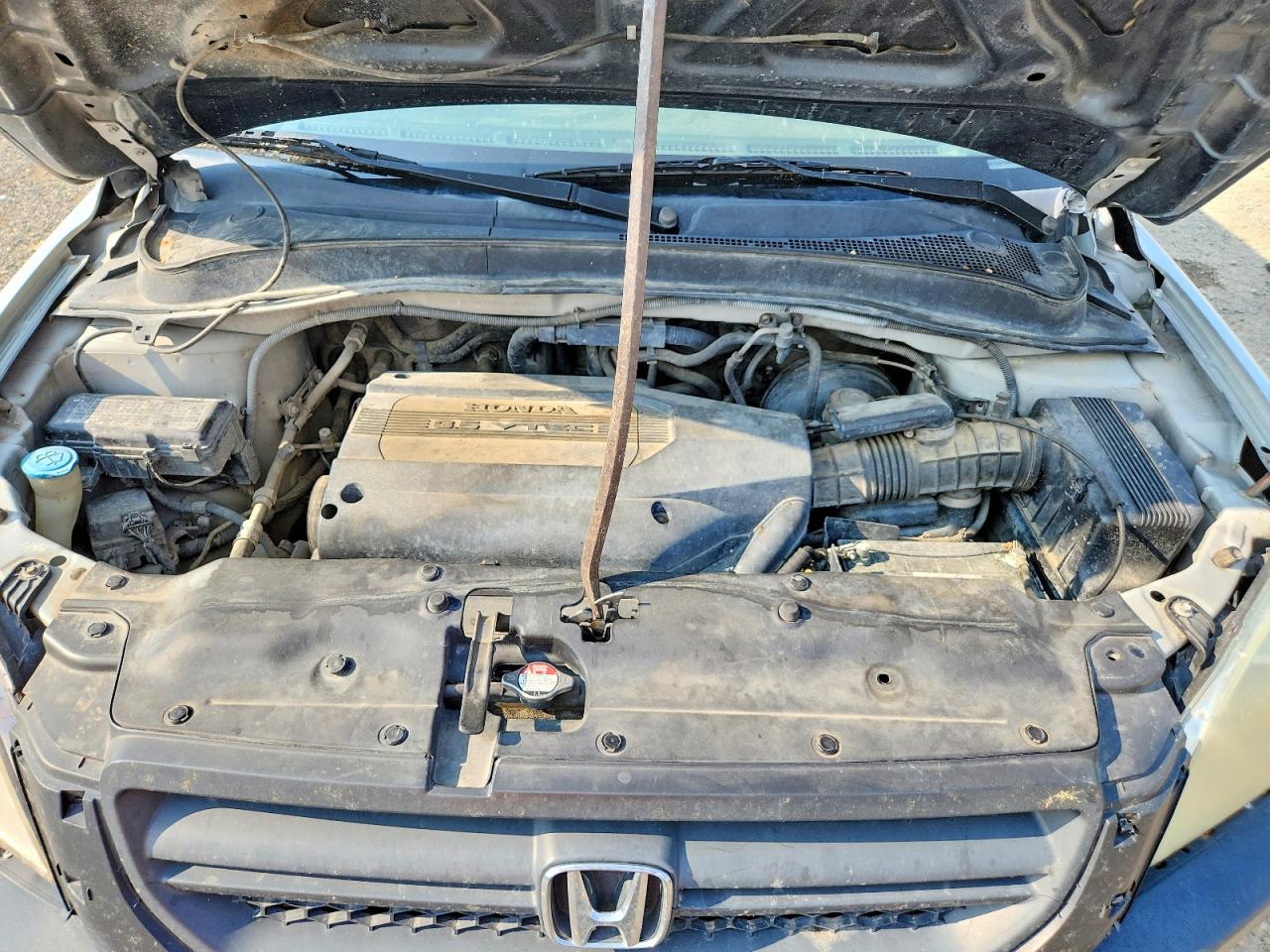 2003 Honda Pilot Exl Silver vin: 2HKYF18763H506397