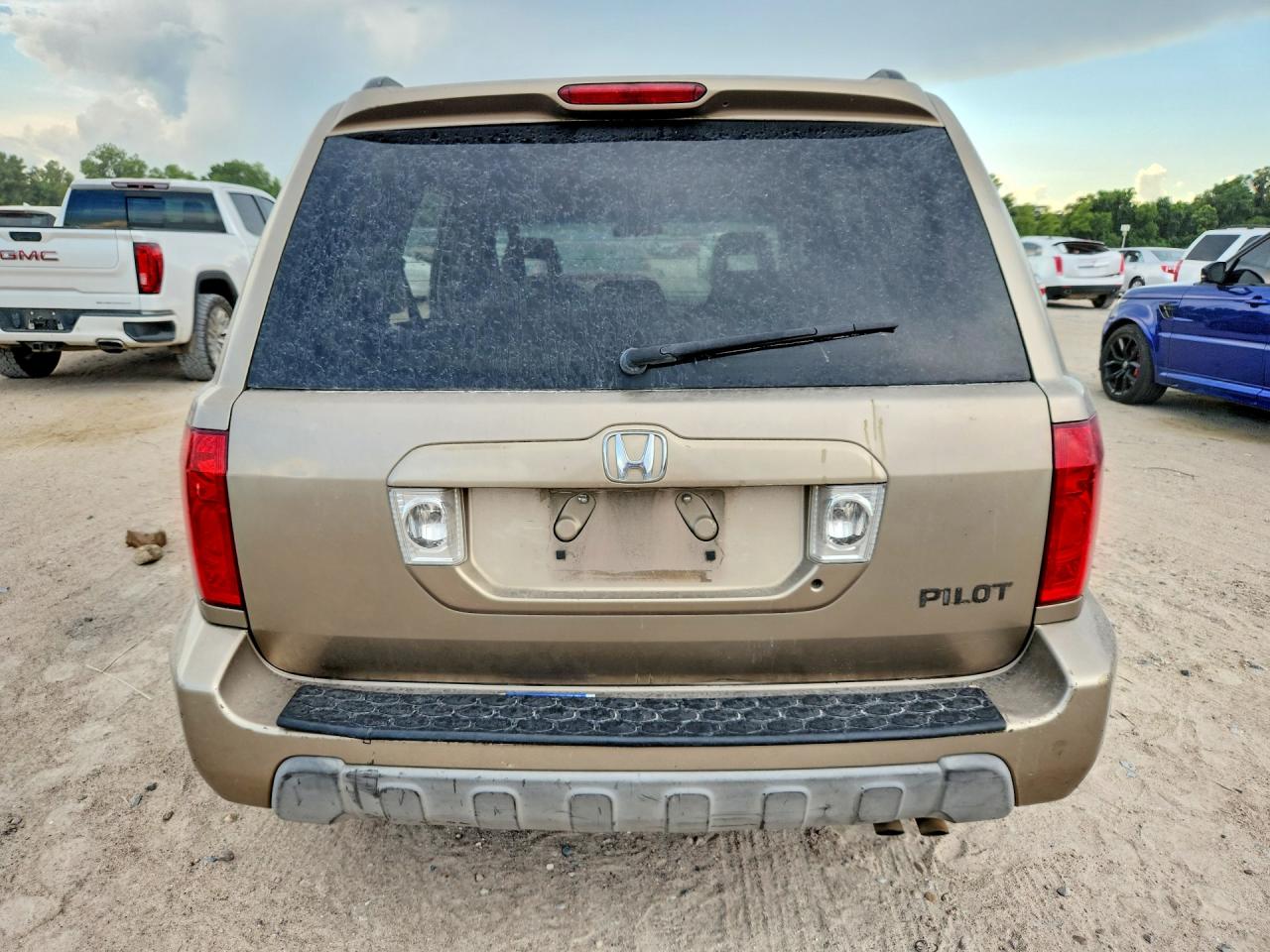 2004 Honda Pilot Exl Tan vin: 2HKYF18764H608011