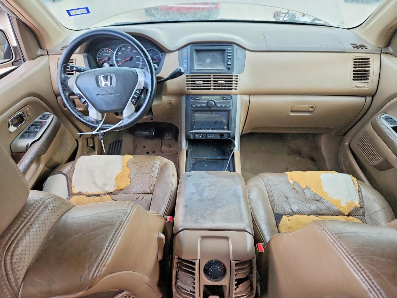 2004 Honda Pilot Exl Tan vin: 2HKYF18764H608011