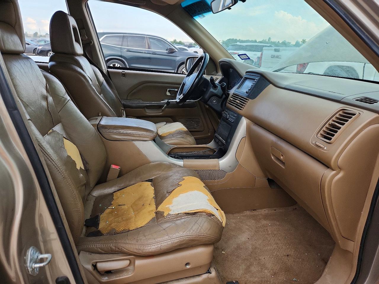 2004 Honda Pilot Exl Tan vin: 2HKYF18764H608011