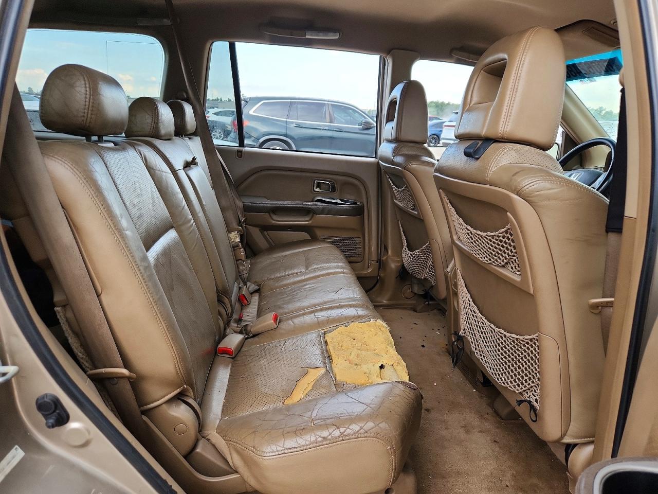 2004 Honda Pilot Exl Tan vin: 2HKYF18764H608011