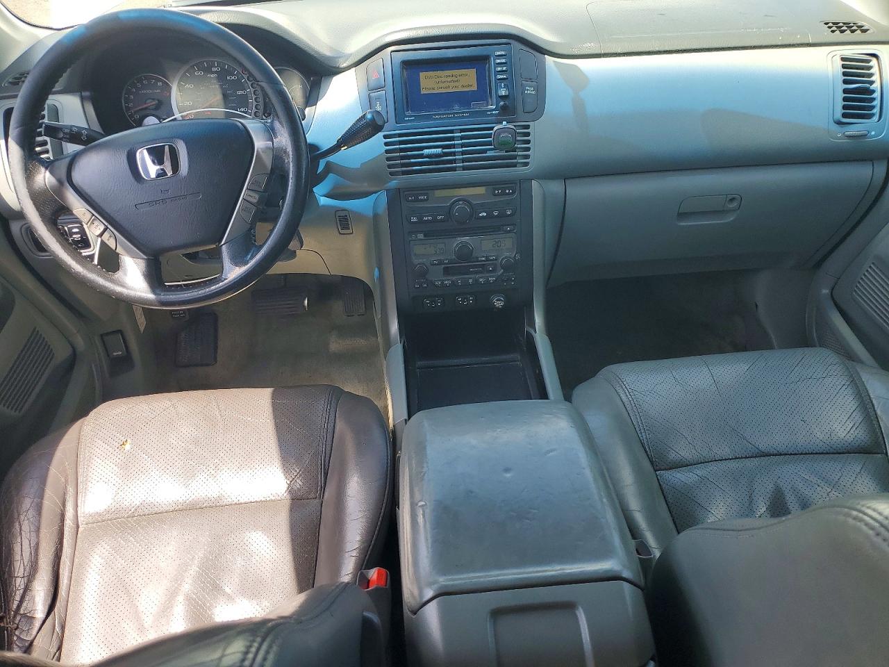 2005 Honda Pilot Exl White vin: 2HKYF18765H563587