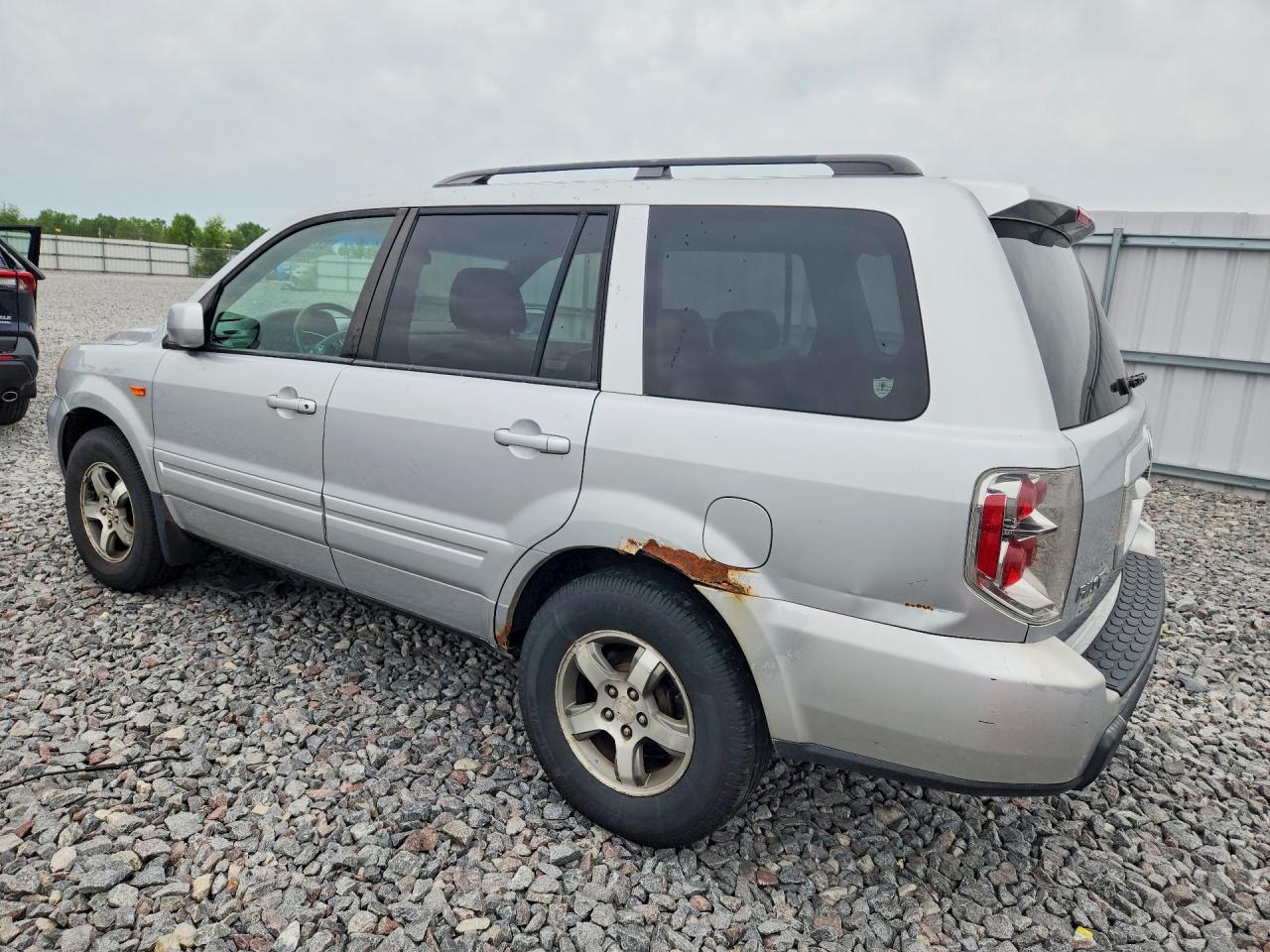 2006 Honda Pilot Ex Silver vin: 2HKYF18766H548346