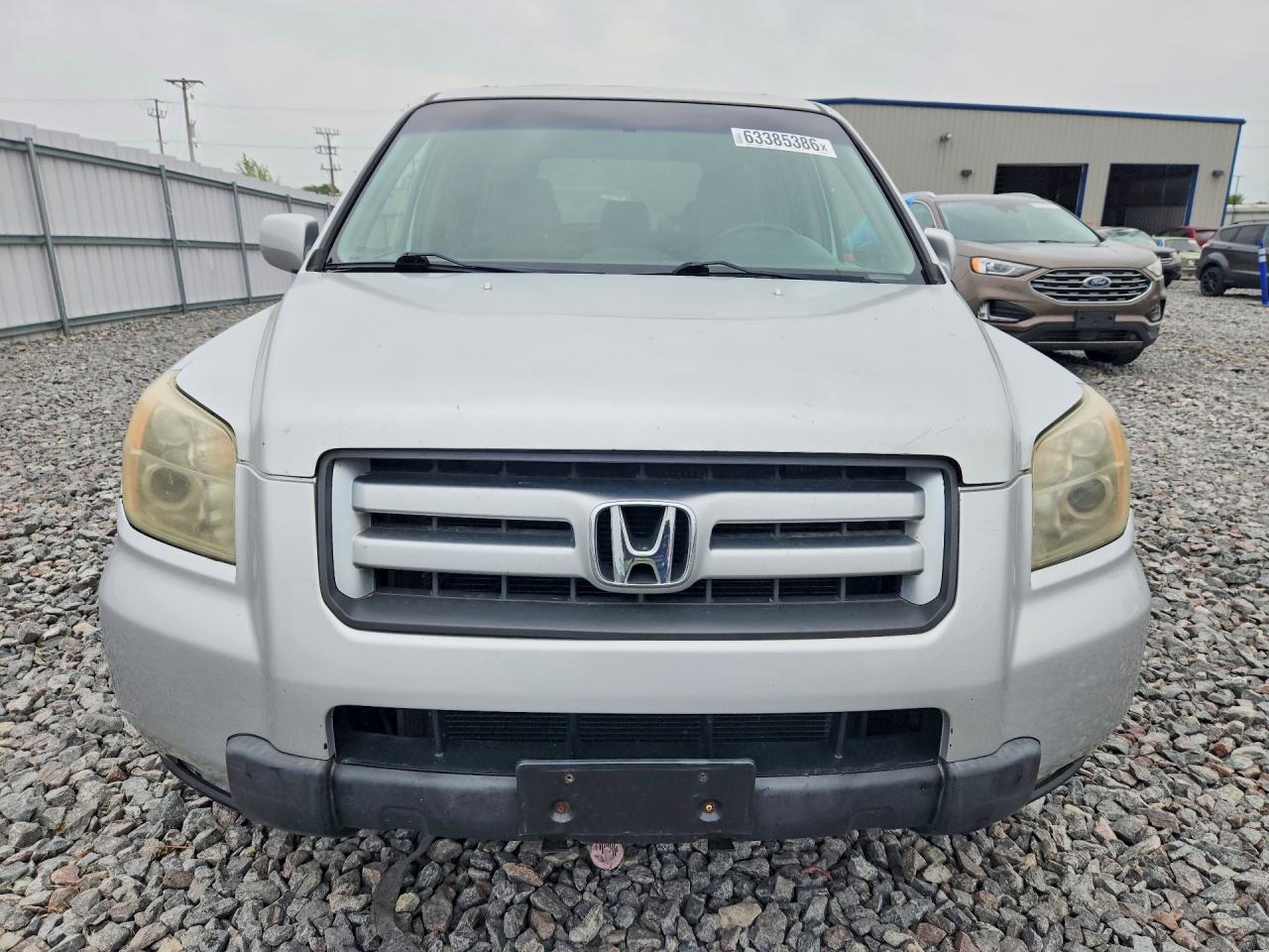 2006 Honda Pilot Ex Silver vin: 2HKYF18766H548346