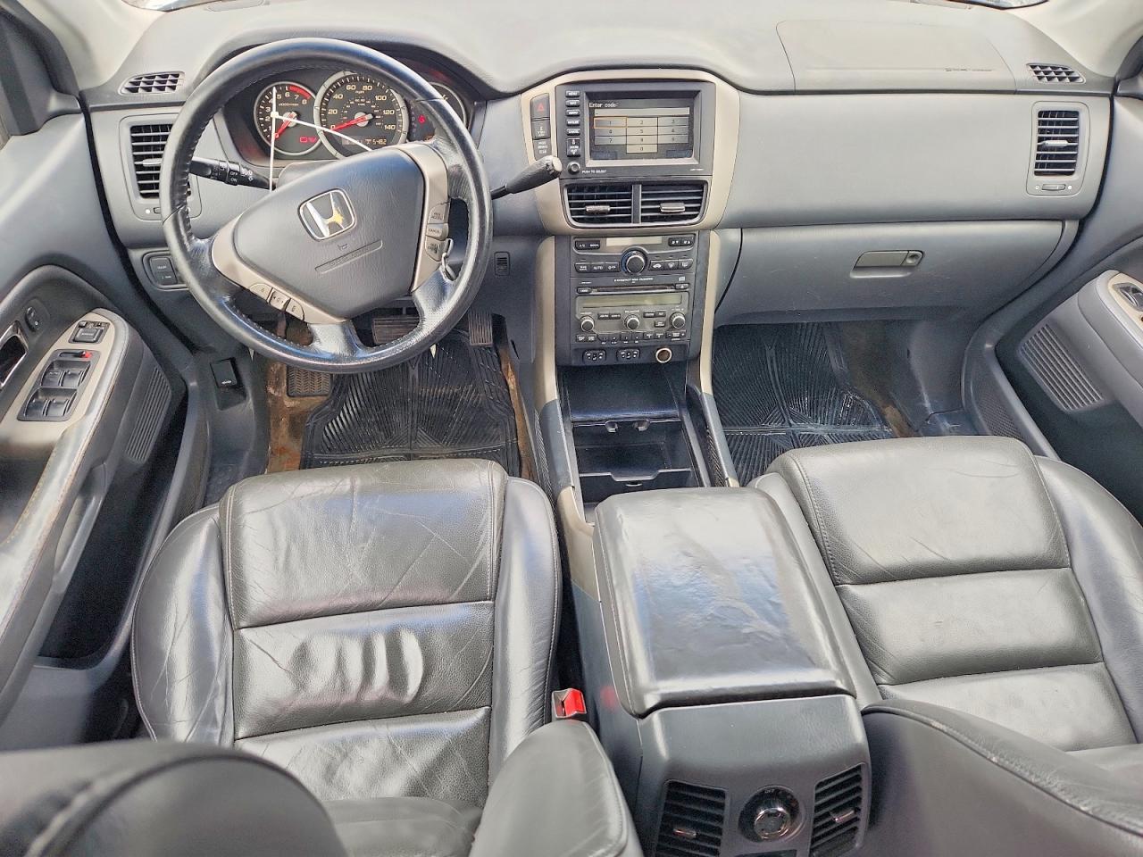 2006 Honda Pilot Ex Silver vin: 2HKYF18766H548346