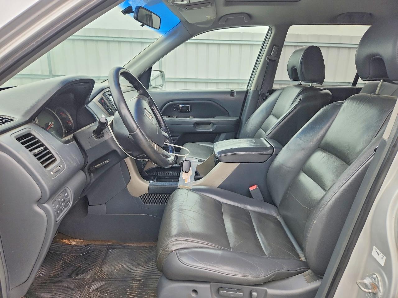 2006 Honda Pilot Ex Silver vin: 2HKYF18766H548346