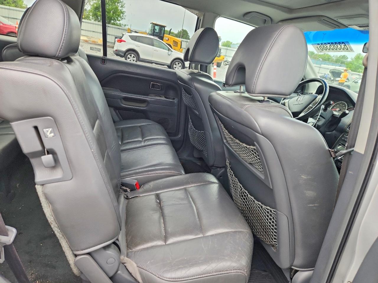 2006 Honda Pilot Ex Silver vin: 2HKYF18766H548346