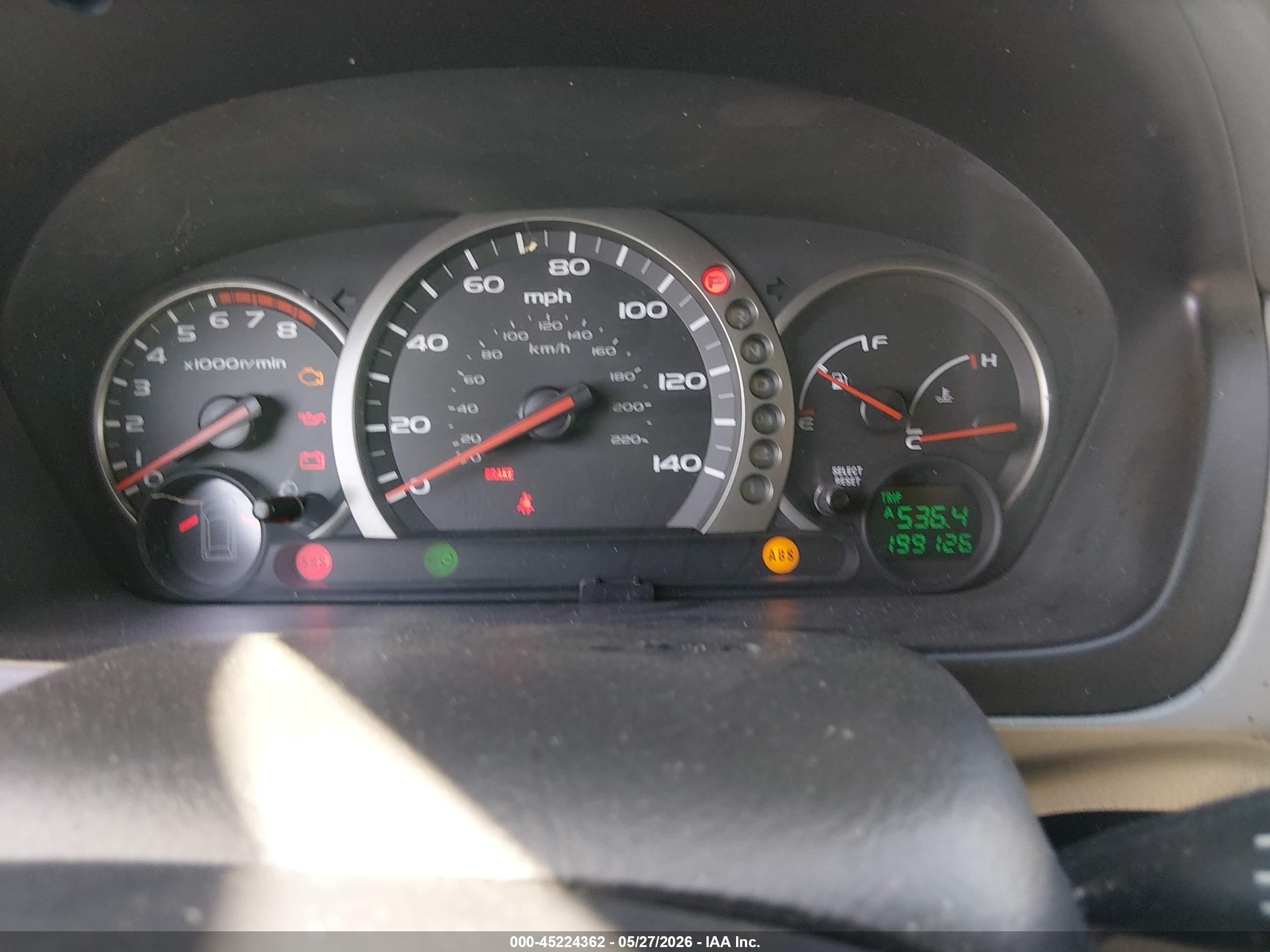 2003 Honda Pilot Ex-l Gray vin: 2HKYF18773H542406