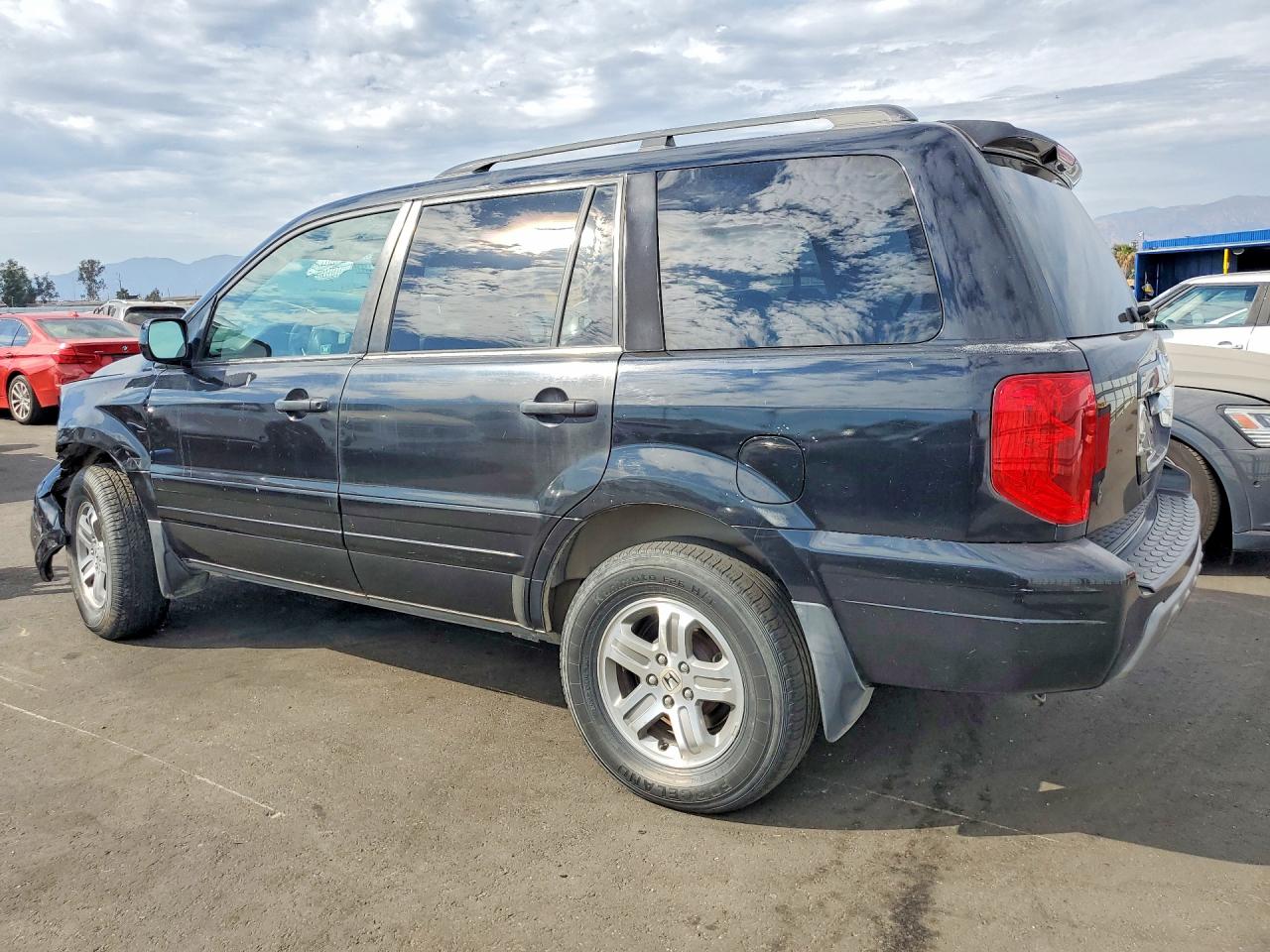 2003 Honda Pilot Exl Black vin: 2HKYF18773H567323