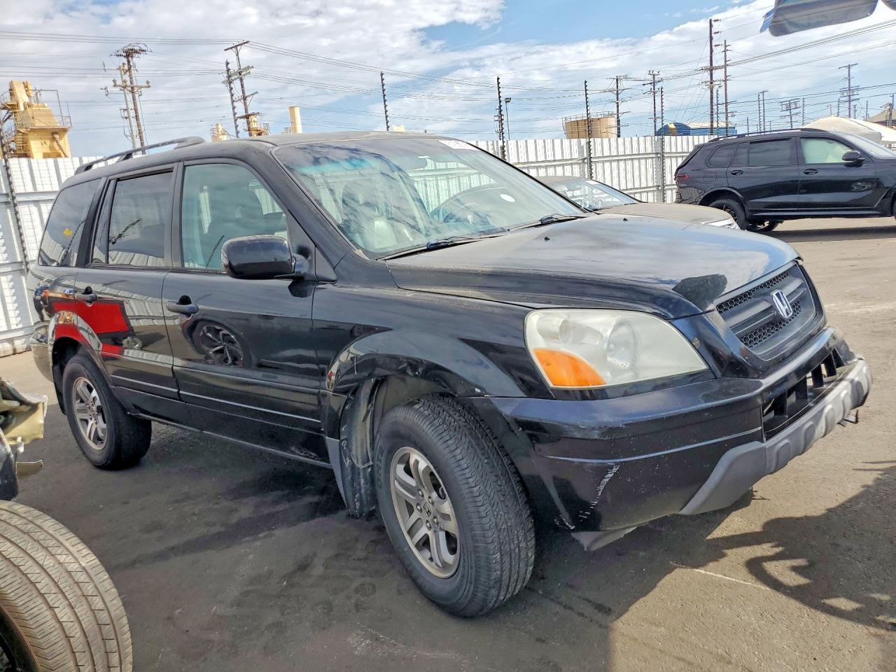 2003 Honda Pilot Exl Black vin: 2HKYF18773H567323