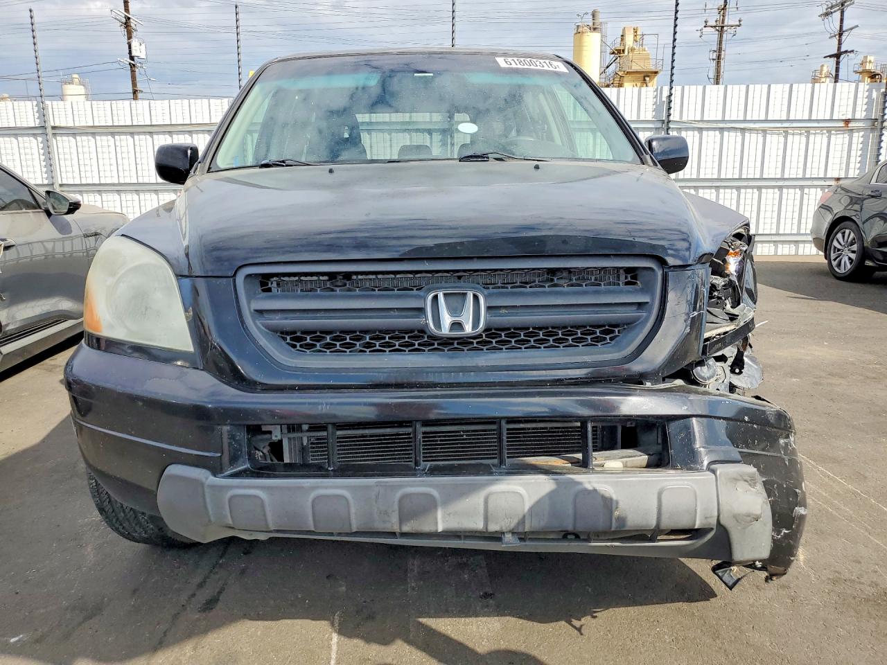 2003 Honda Pilot Exl Black vin: 2HKYF18773H567323