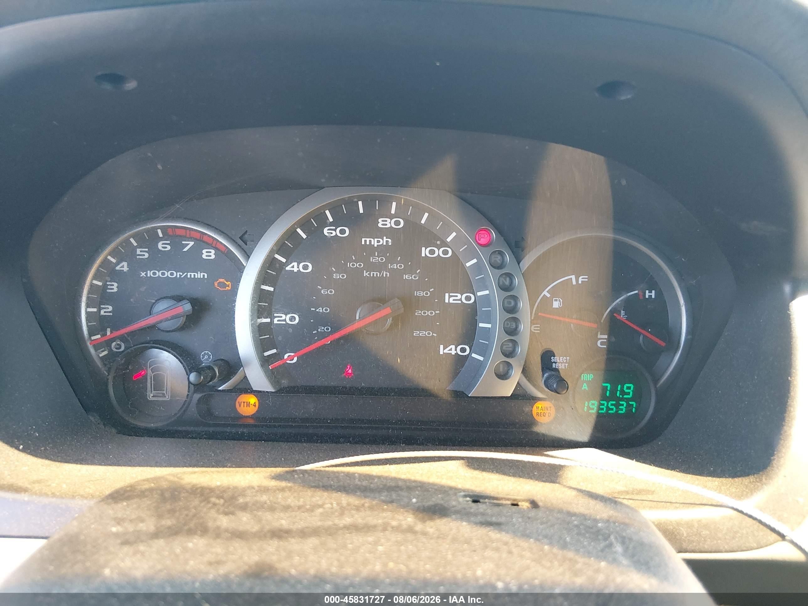 2005 Honda Pilot Ex-l Blue vin: 2HKYF18785H525780