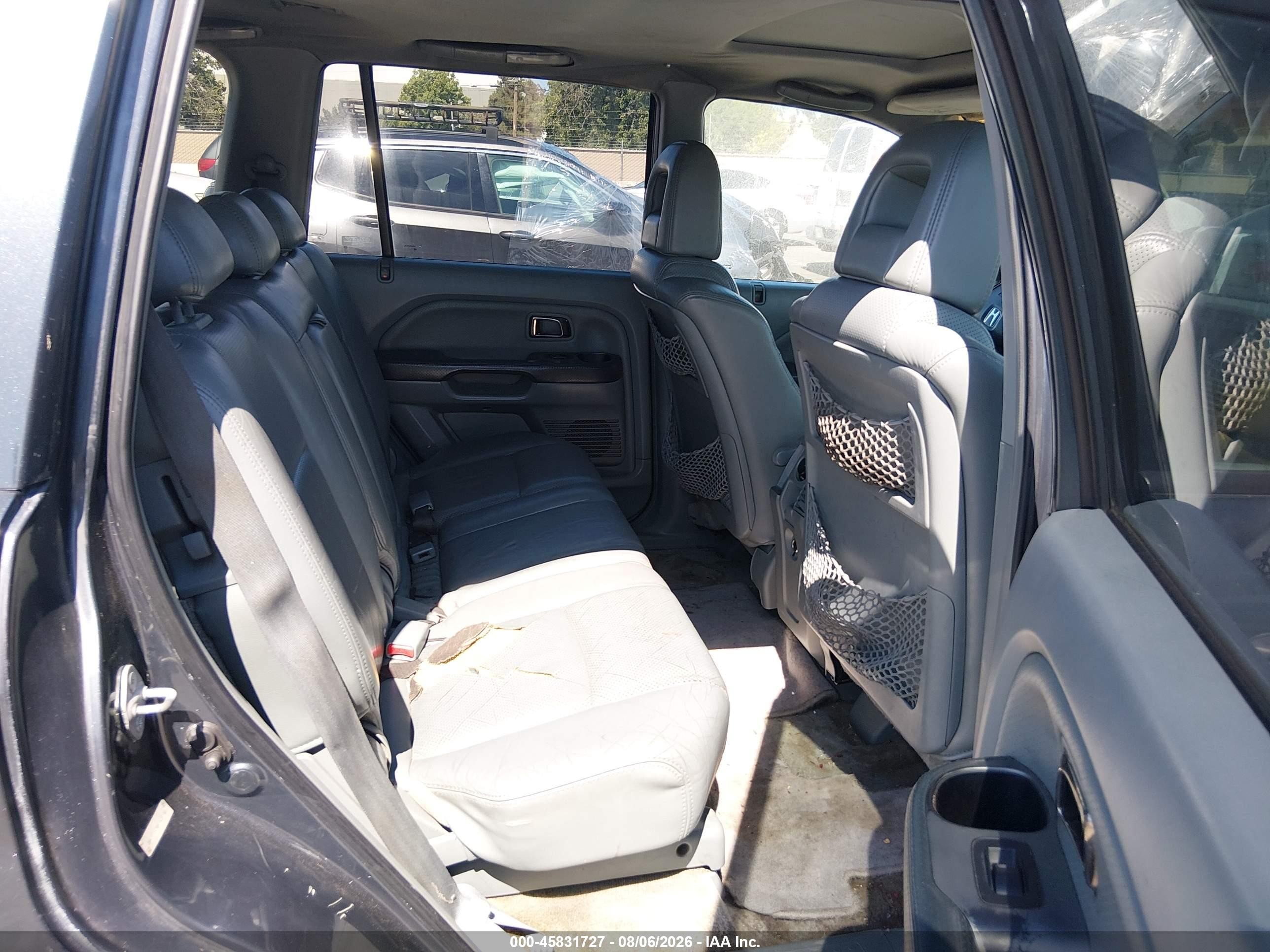 2005 Honda Pilot Ex-l Blue vin: 2HKYF18785H525780