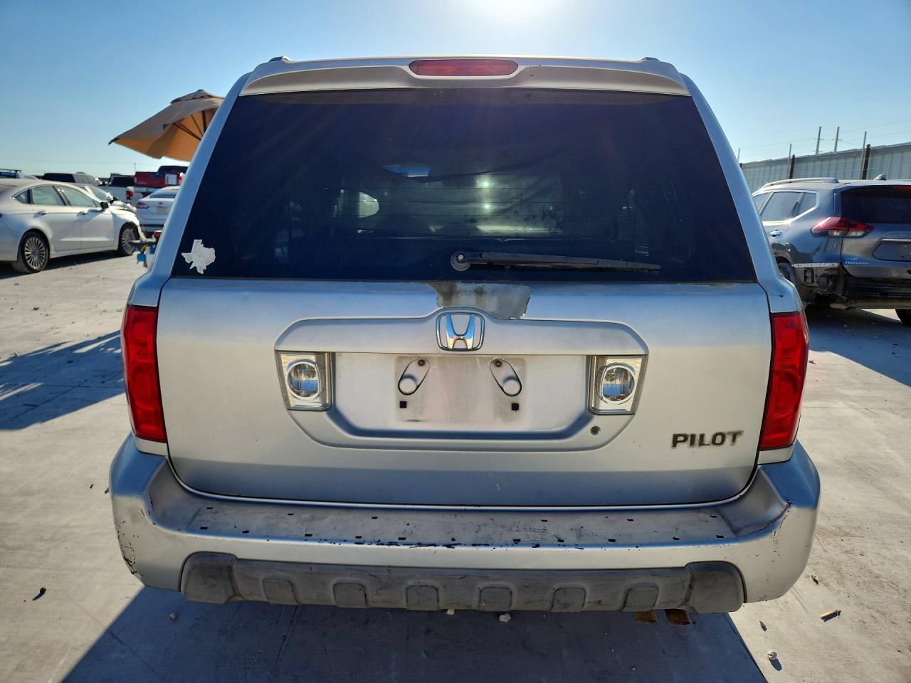 2005 Honda Pilot Exl Silver vin: 2HKYF18785H534530