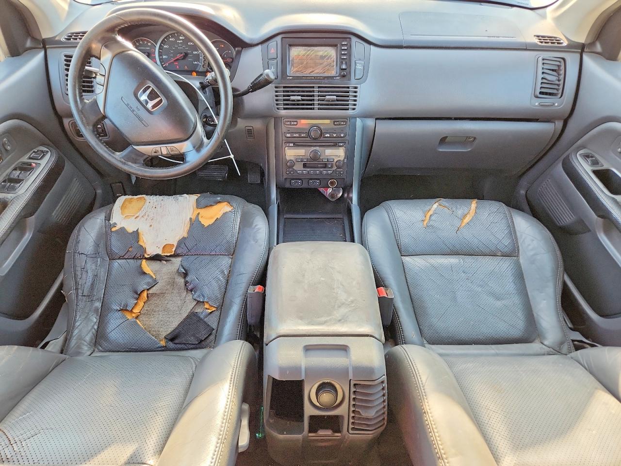 2005 Honda Pilot Exl Silver vin: 2HKYF18785H534530