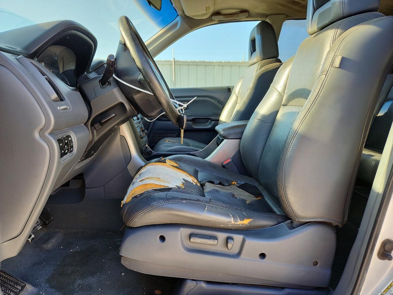 2005 Honda Pilot Exl Silver vin: 2HKYF18785H534530