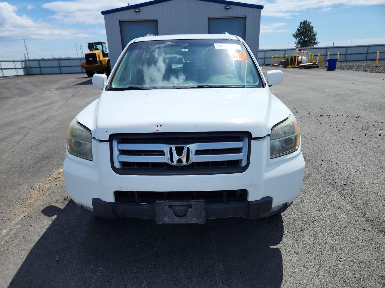2006 Honda Pilot Ex White vin: 2HKYF18786H548171