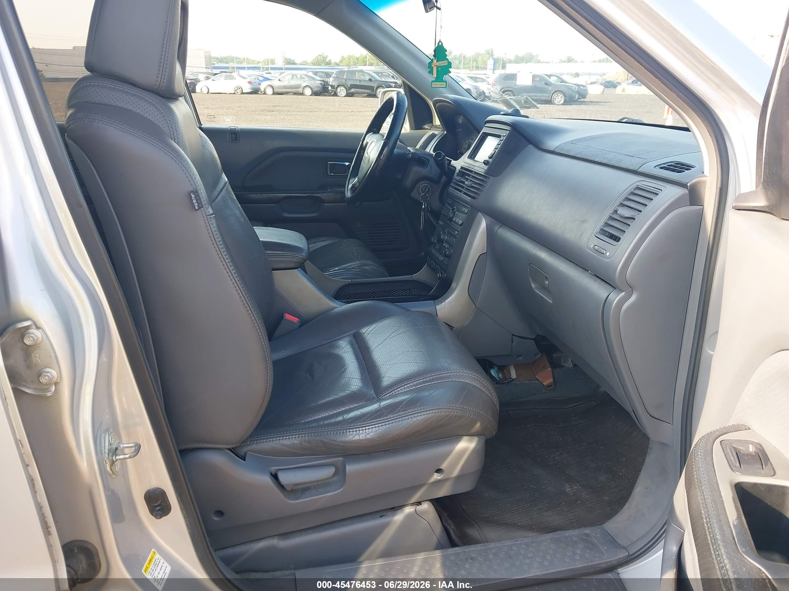2004 Honda Pilot Ex-l Silver vin: 2HKYF18794H597134