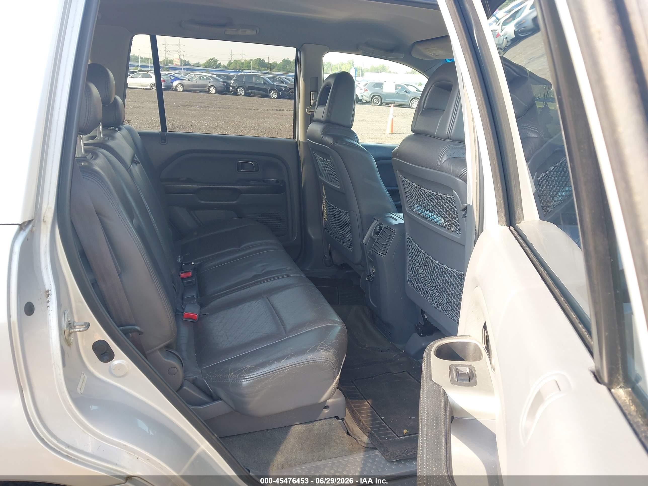 2004 Honda Pilot Ex-l Silver vin: 2HKYF18794H597134