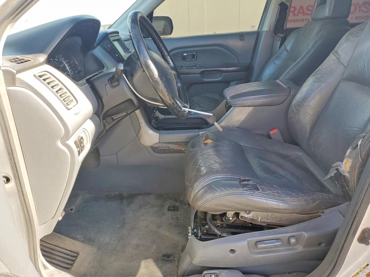 2004 Honda Pilot Exl Silver vin: 2HKYF18794H600405