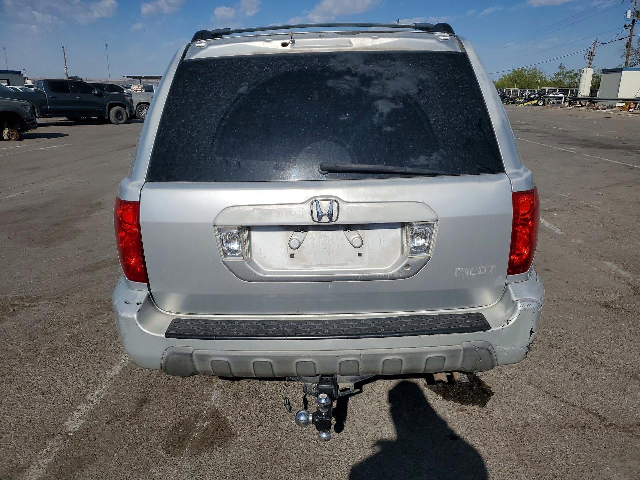 2004 Honda Pilot Exl Silver vin: 2HKYF18794H600405