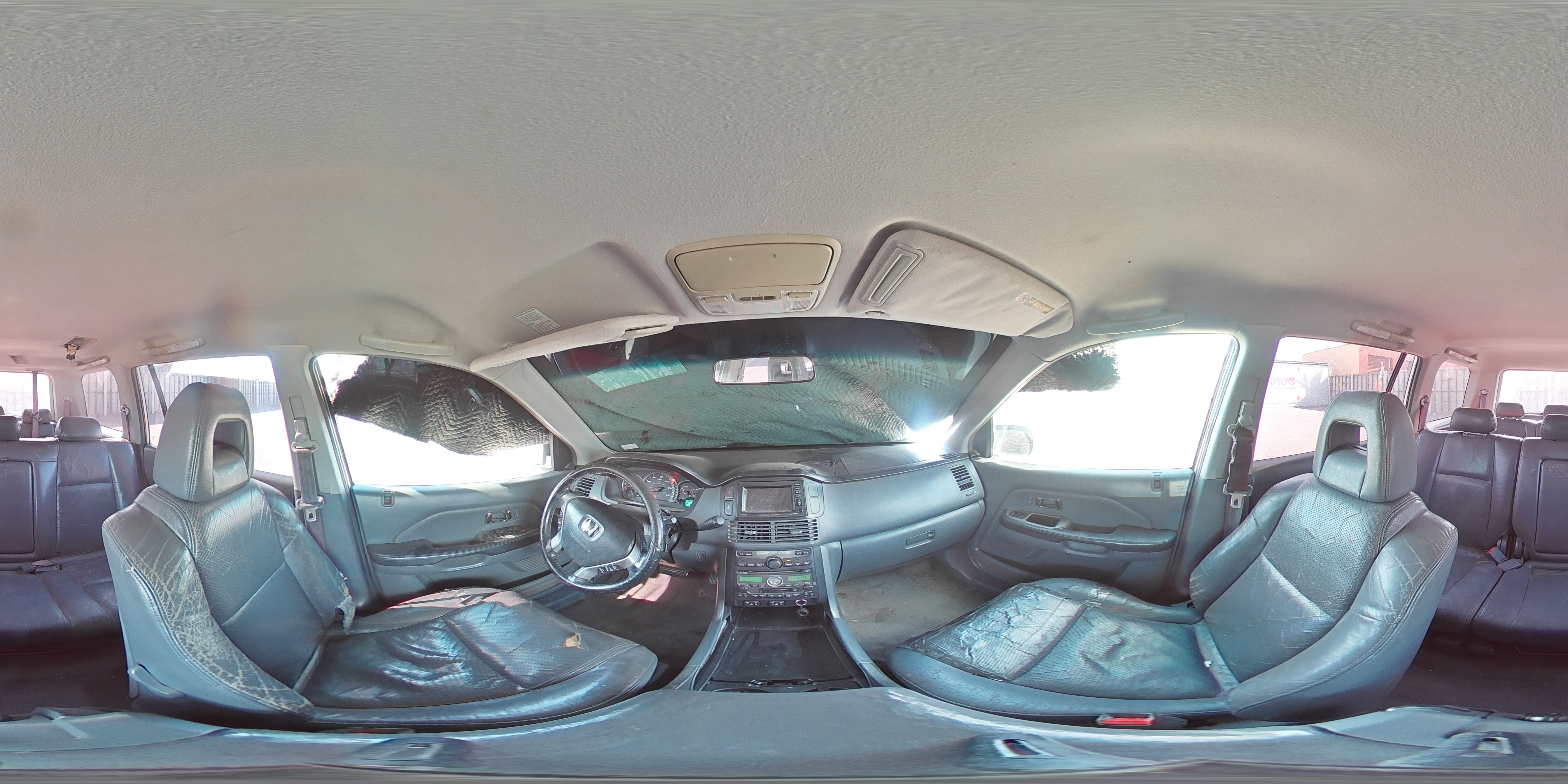 2004 Honda Pilot Exl Silver vin: 2HKYF18794H600405
