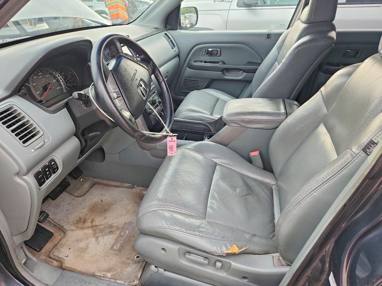 2005 Honda Pilot Exl Gray vin: 2HKYF18795H522824