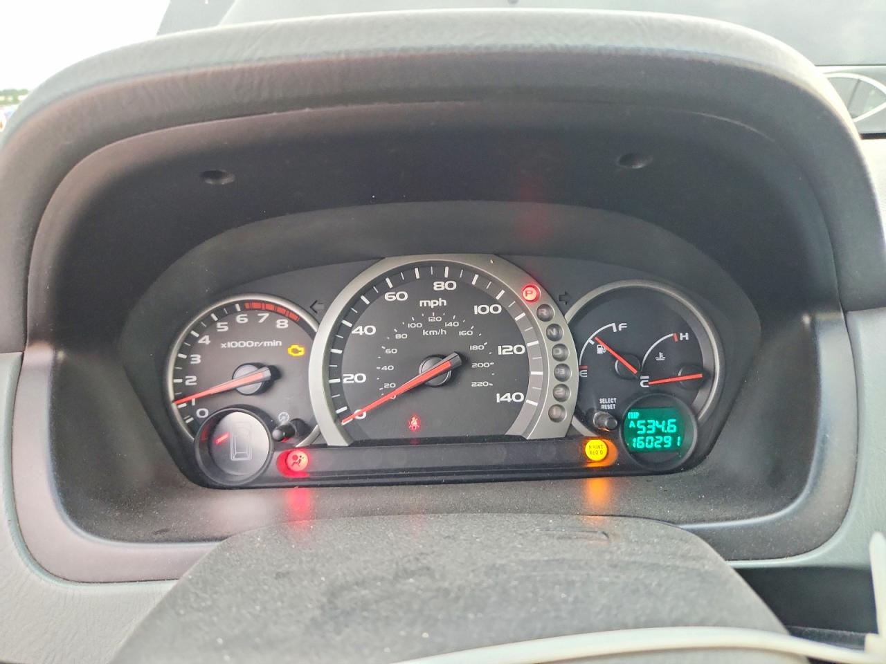 2005 Honda Pilot Exl Gray vin: 2HKYF18795H522824