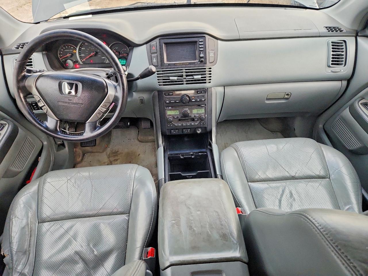 2005 Honda Pilot Exl Gray vin: 2HKYF18795H522824