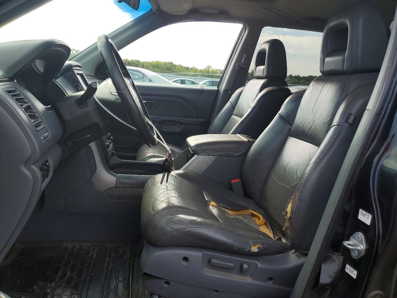 2005 Honda Pilot Exl Black vin: 2HKYF18795H545388