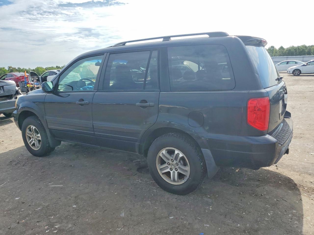 2005 Honda Pilot Exl Black vin: 2HKYF18795H545388