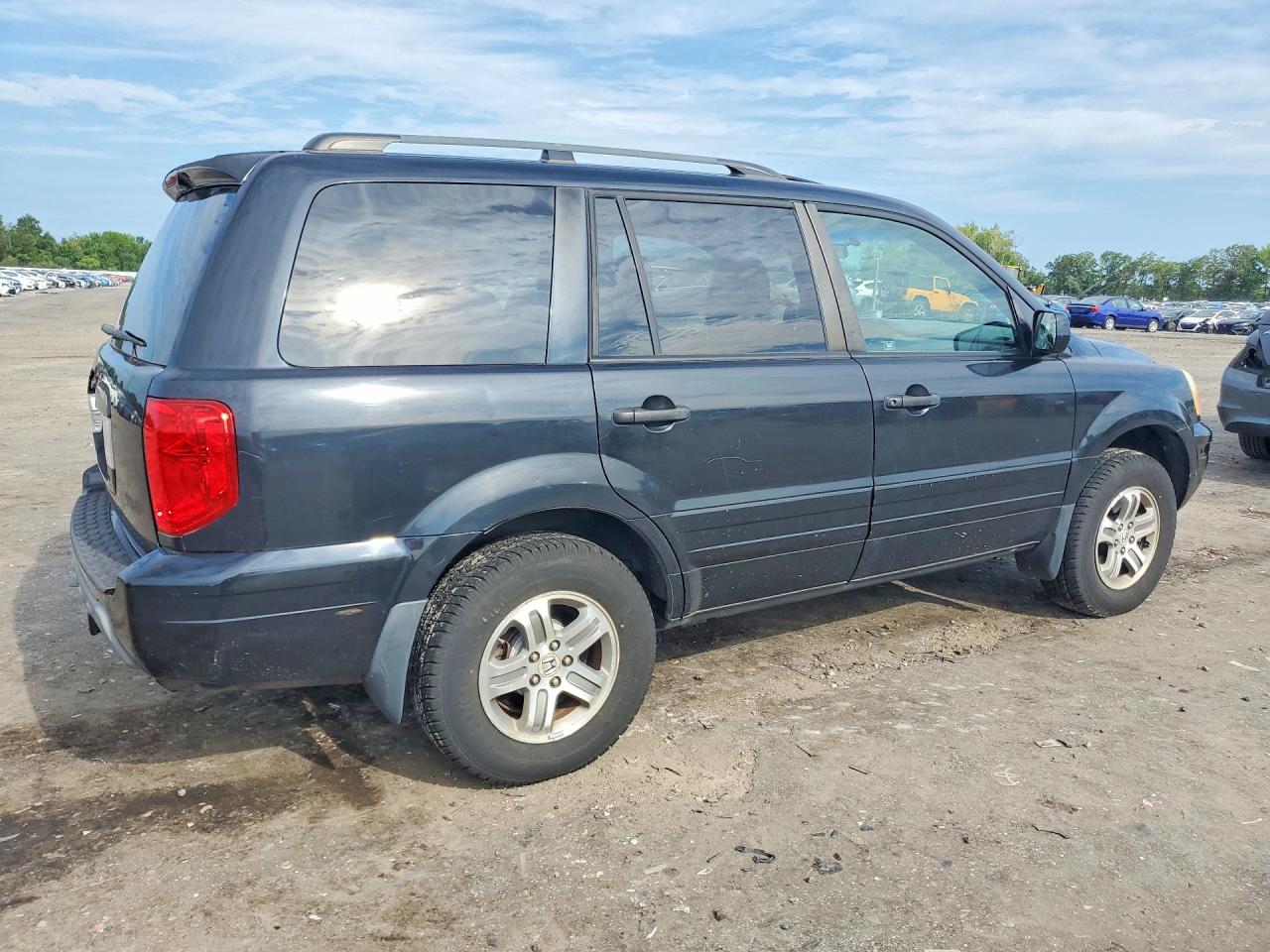 2005 Honda Pilot Exl Black vin: 2HKYF18795H545388