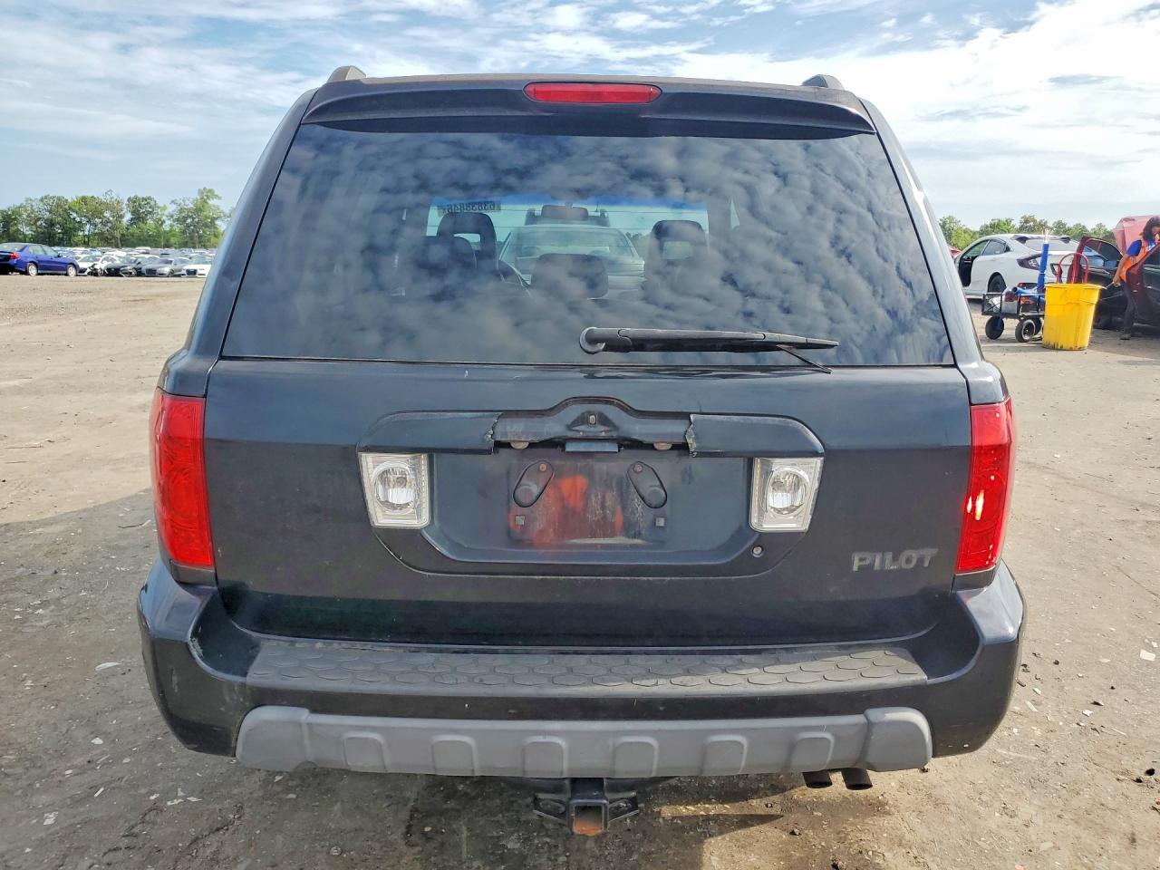 2005 Honda Pilot Exl Black vin: 2HKYF18795H545388