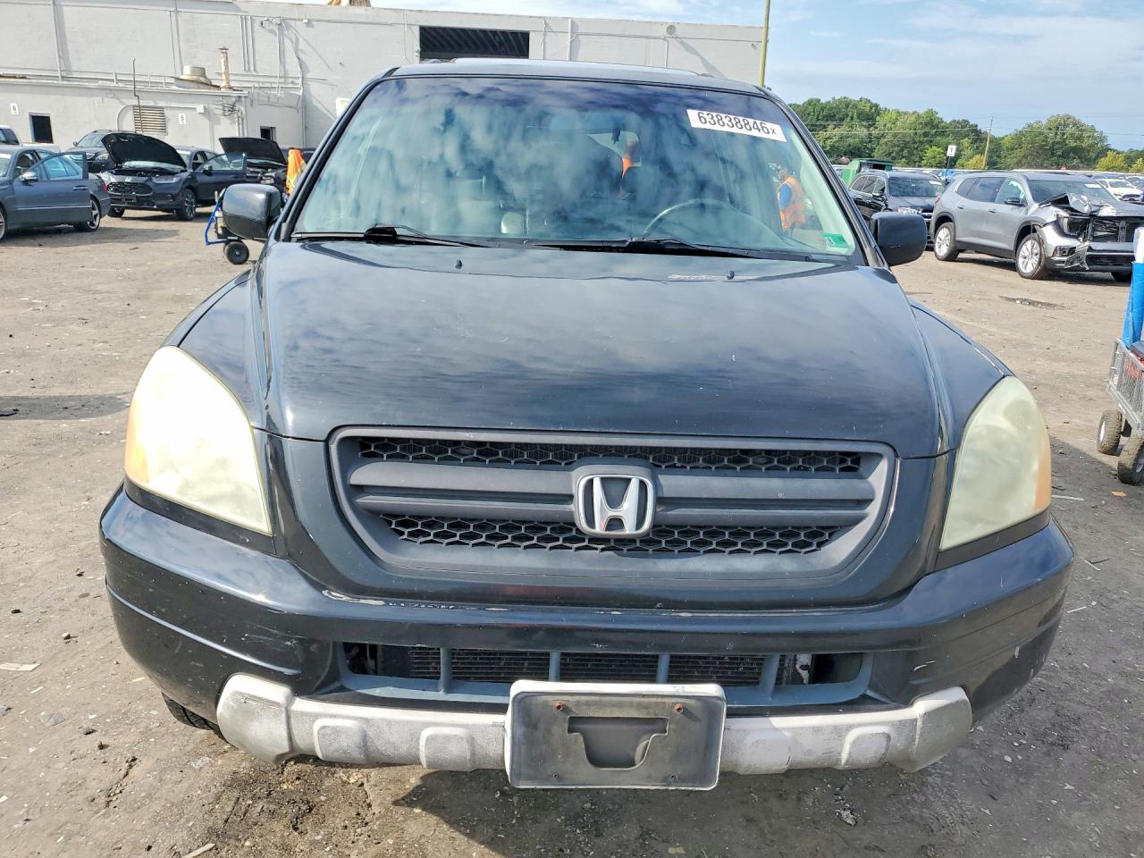 2005 Honda Pilot Exl Black vin: 2HKYF18795H545388